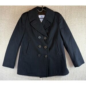 AUTHENTIC NAVY PEA COAT MILITARY DSCP QUARTERDECK COLLECTION WOMENS Size 12R